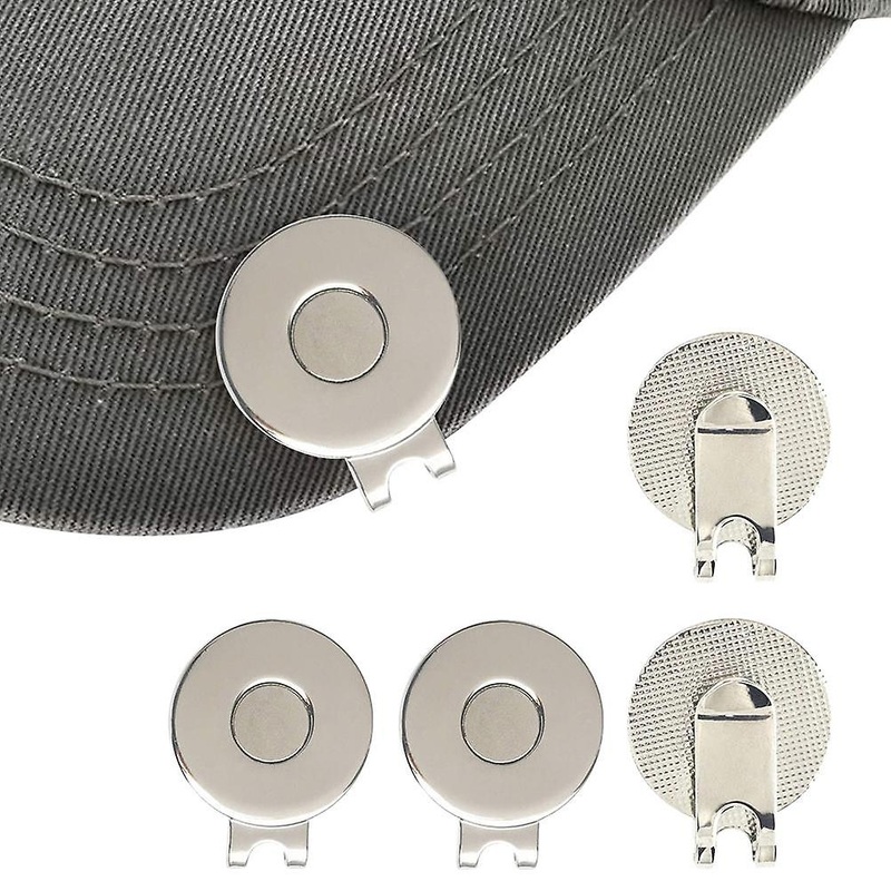 4 Pcs Ball Marker Advanced Disc Hat Ball Marker Holder Hat Clip er Gifts Sports Court Accessories for Gloves Hats Bags