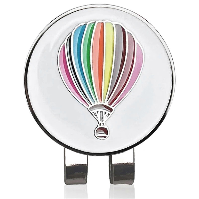 Removable Hot Air Balloon Golf Marker with Magnetic Cap Clip for Golfers