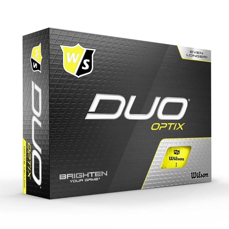 Wilson DUO Optix Golf Balls – Yellow