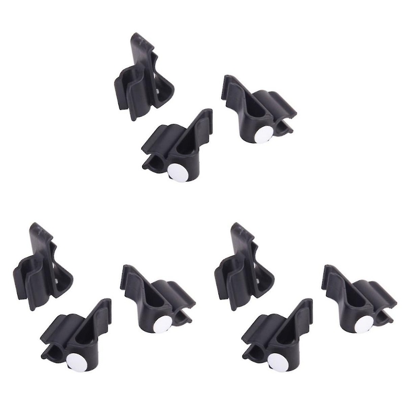 9 Pcs Bag Clip On Putter Holder Organizer Club Clip Ball Marker (black)