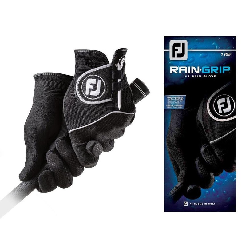 FootJoy Women’s RainGrip Glove – Black – Pair – Prior Generation