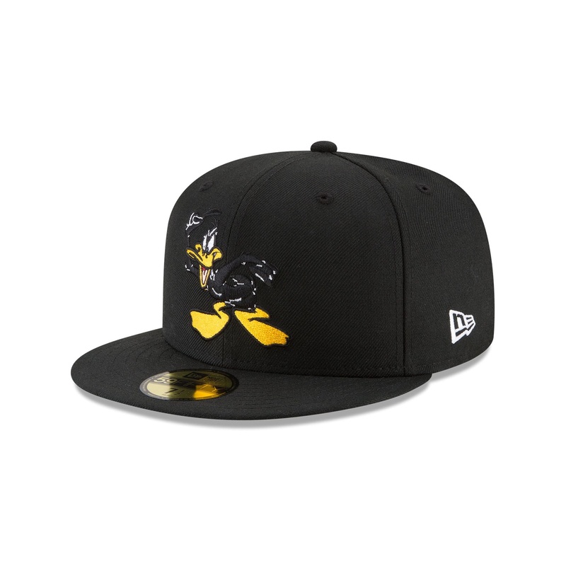 Looney Tunes Daffy Duck Black 59FIFTY Fitted Hat