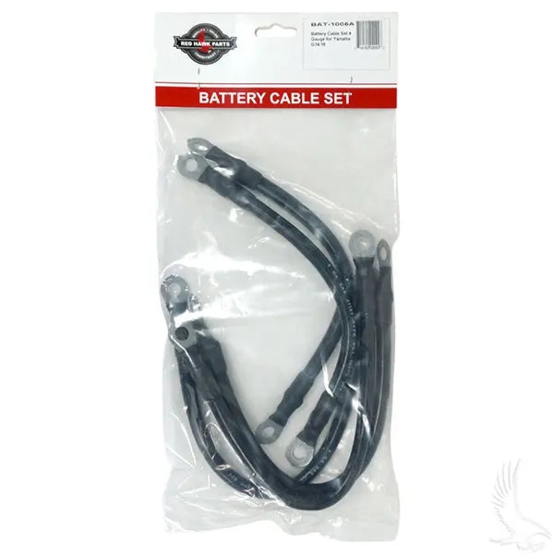 Battery Cable SET, Includes (3) 12 (2) 9 4 gauge, Yamaha G14/G16 36V 94+