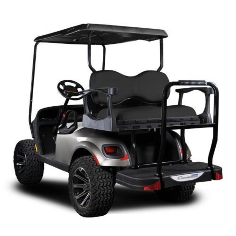 MadJax Genesis 300 EZGO RXV Aluminum Frame Seat Kit W/ Deluxe Black Cushion Assembly (Years 2008-Up) PN# 01-044-202D