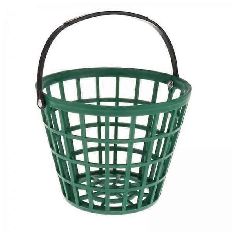 2x Solid Golf Ball Basket 50 Ball Capacity Golf Basket Storage Organizer