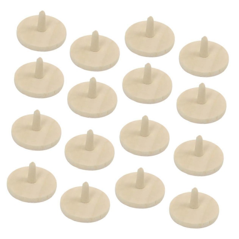 30 Pieces Golf Ball Positioning Markers Durable Wood Golf Course and Club Markers Easy to Use for Accurate Alignment