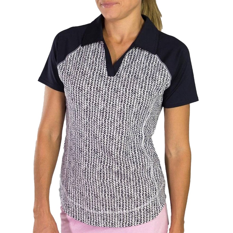 JoFit Jo Tech Polo – Herringbone