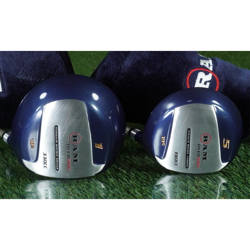 RAM OVERSIZE WOODS SET 330CC 190CC DRIVER 5 WOOD LADIES WOMENS RH & HEADCOVERS