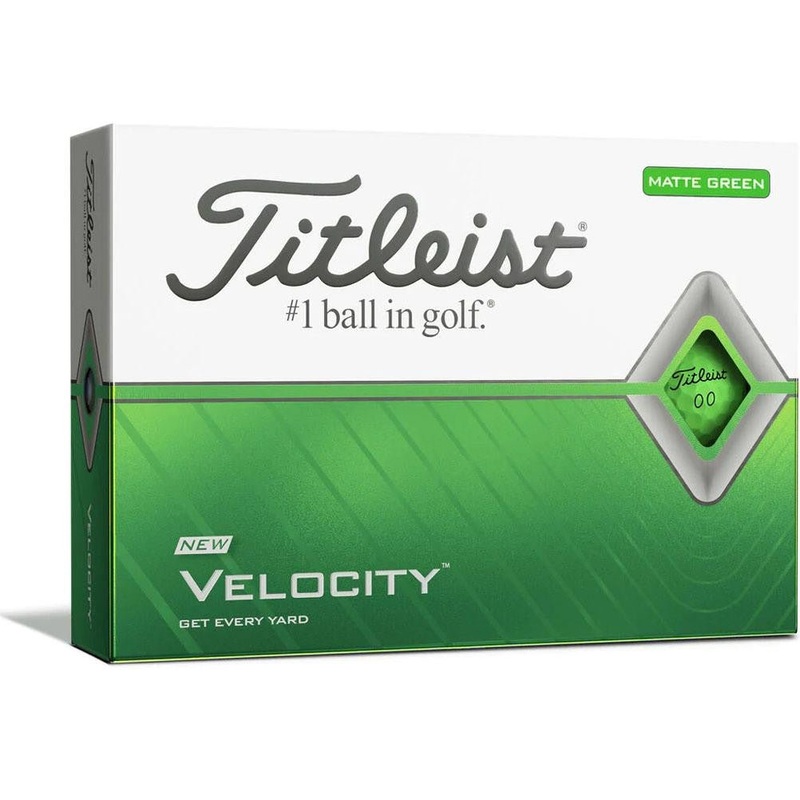 Titleist Velocity Double Digit Golf Balls – Matte Green