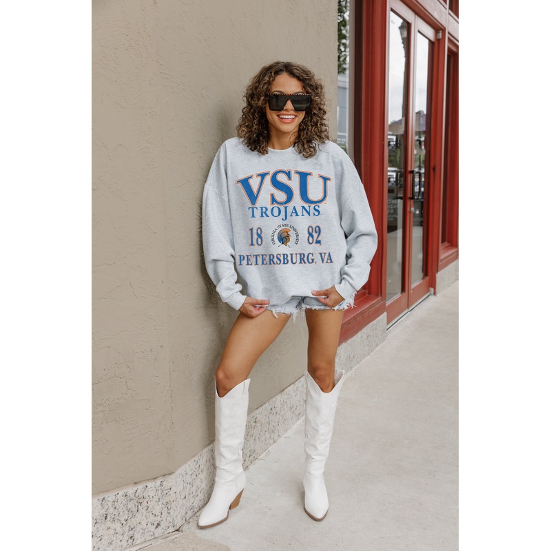 VIRGINIA STATE TROJANS Allegiance Fleece Drop-Shoulder Pullover