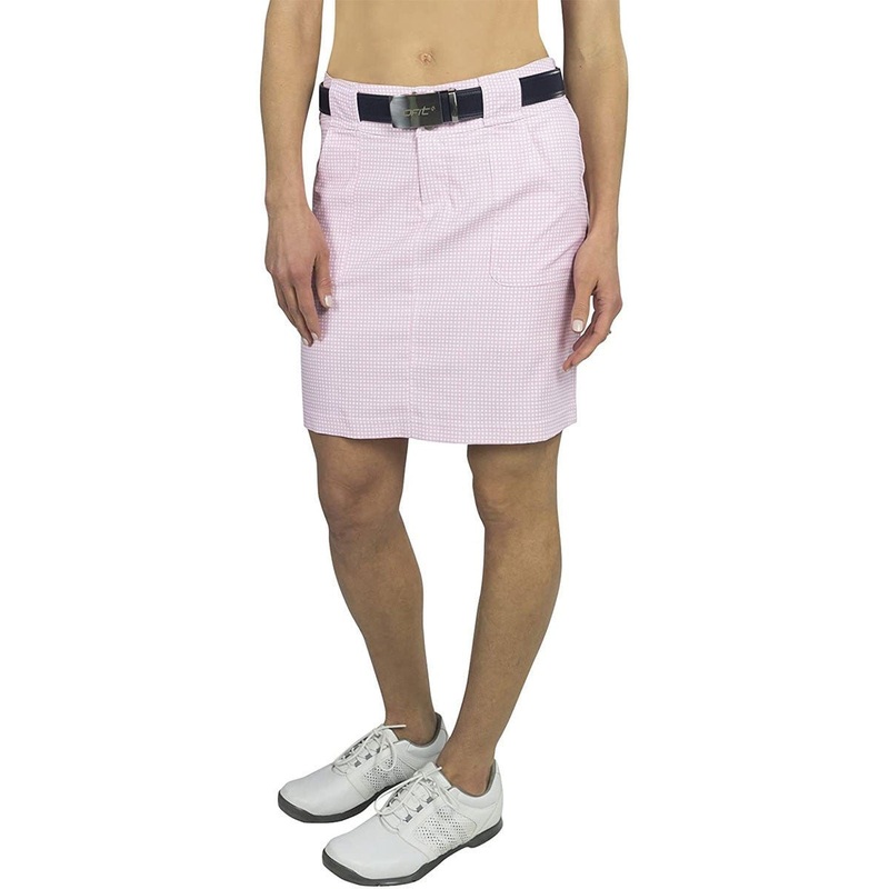 JoFit Belted Skort – Bloom Check