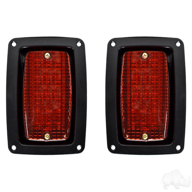 LED Taillights with Bezels, Club Car DS, Yamaha G14-G22
