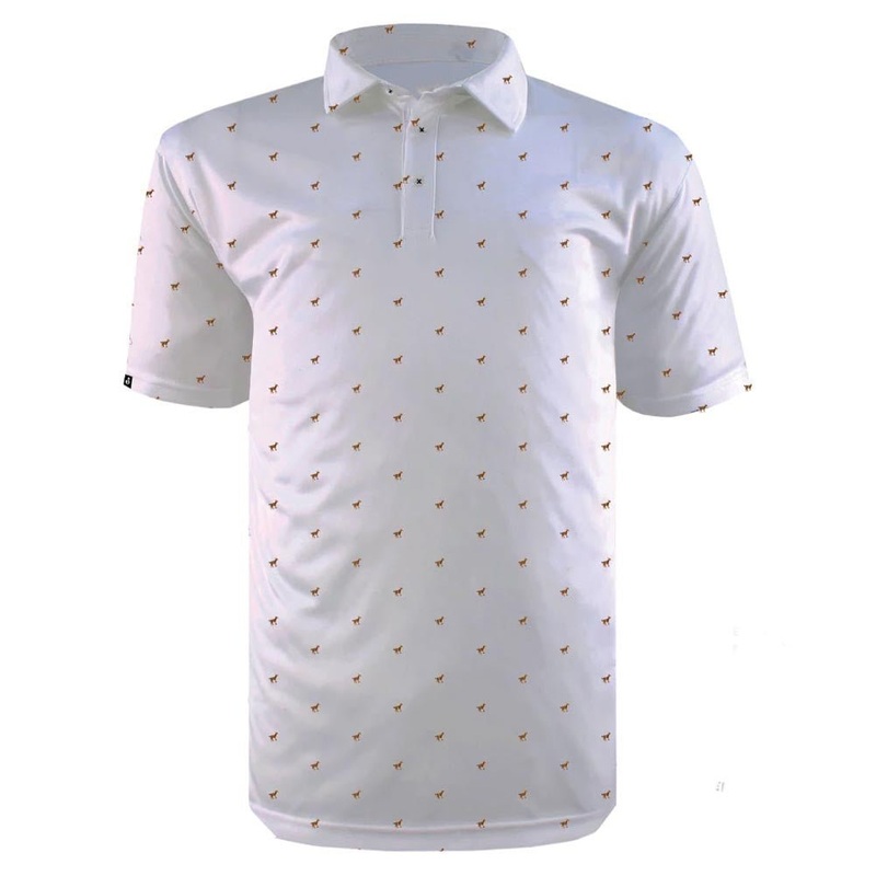 Swannies Big Cat Polo|White|Small|Medium|Large|X-Large|XX-Large|XXX-Large