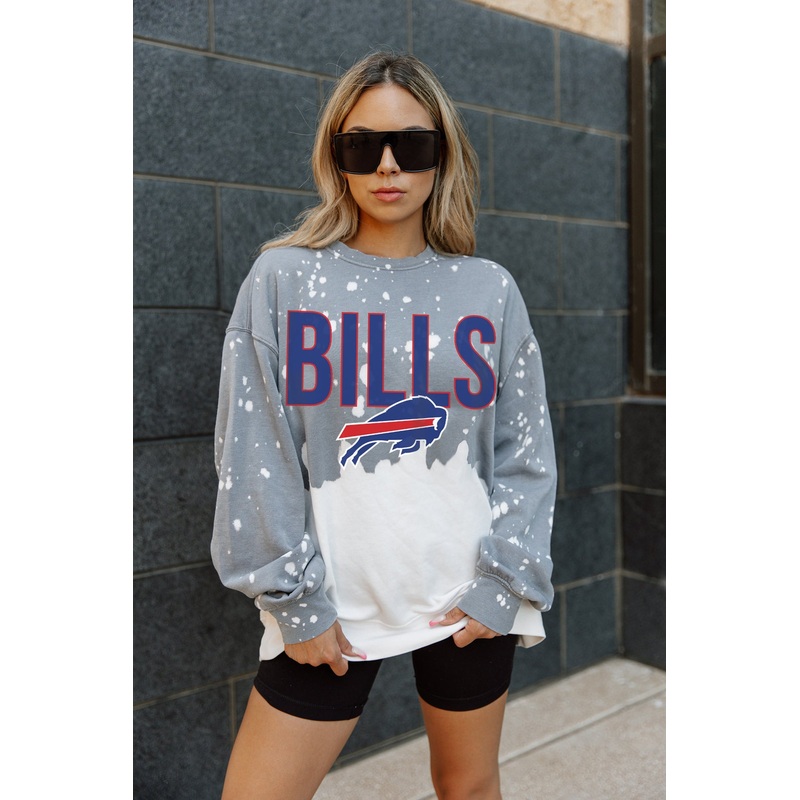 BUFFALO BILLS CASUAL FAN LONG-SLEEVE FRENCH TERRY PULLOVER