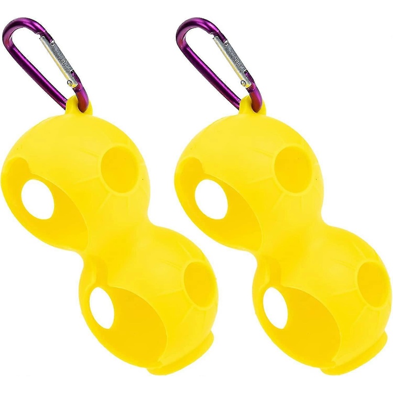 Golf Ball Holder Can Be Fixed In Golf Bag (yellow) (2pcs)