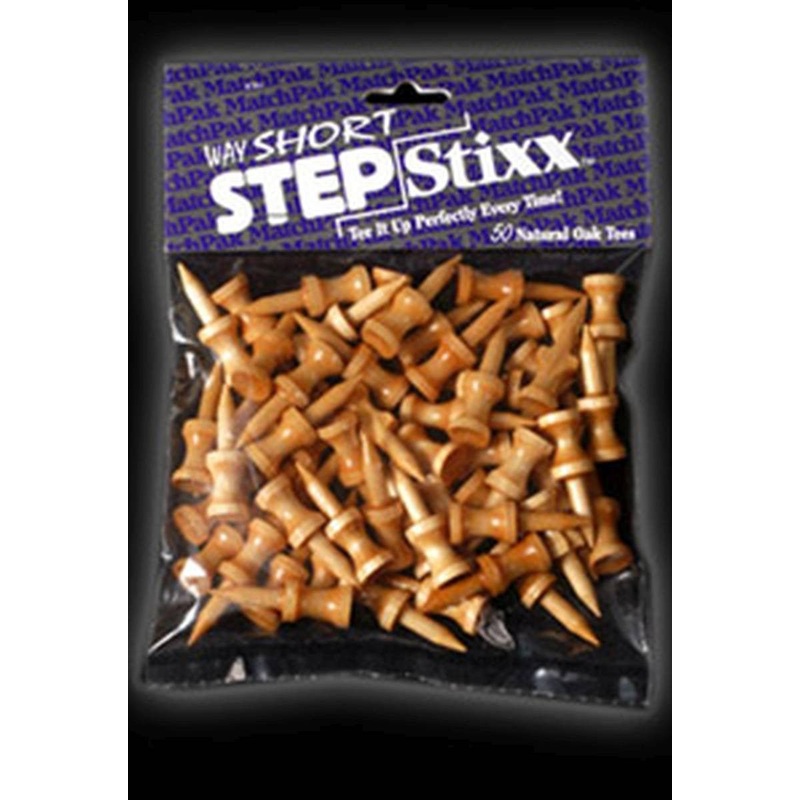 STEP Stixx 1 3/8 Tees|Oak|White
