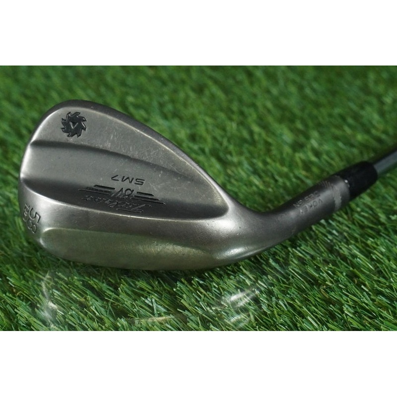 TITLEIST BV VOKEY SM7 JET BLACK LOB WEDGE DYNAMIC GOLD LEFT HANDED LH 58 12D