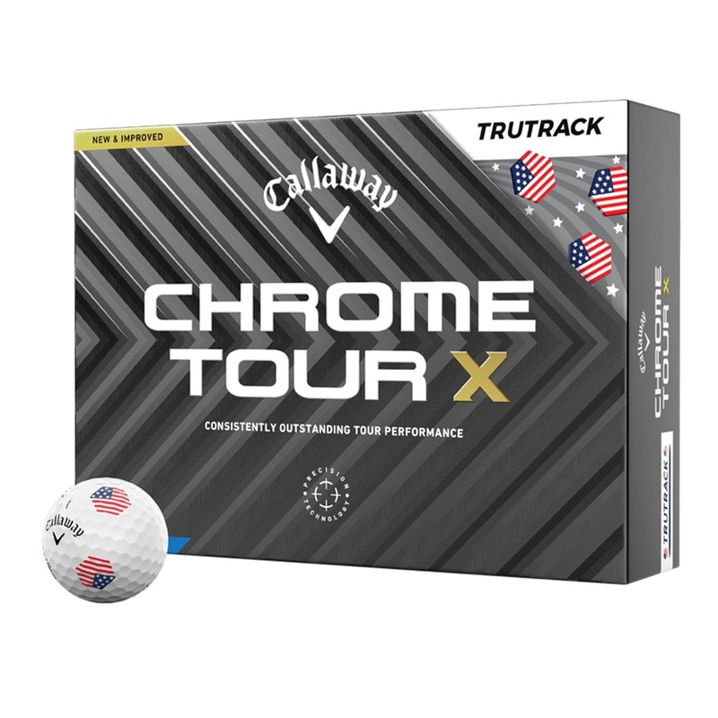 Callaway Chrome Tour X TruTrack USA Golf Balls – 2024