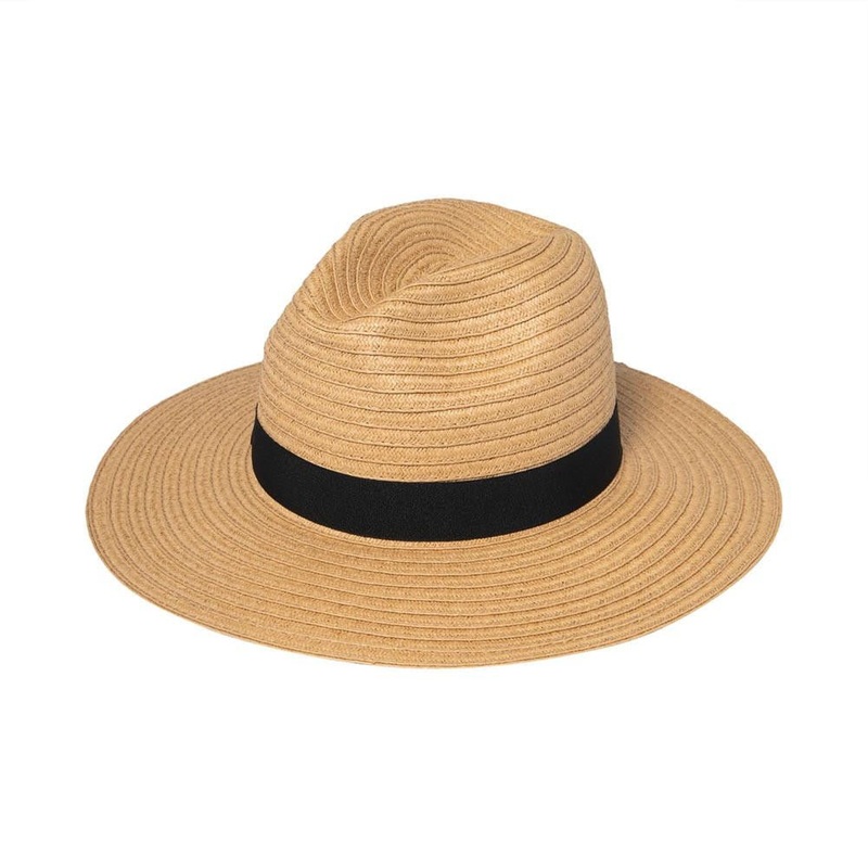 San Diego Hat Company Women’s Braided Fedora with Bow Band