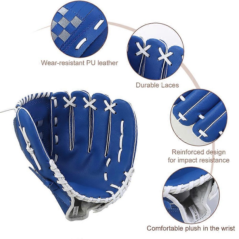 10.5/11.5/12.5 Inch Outdoor Sport Baseball Glove for Kids Youth Adults Left Hand Baseball Practice Glove