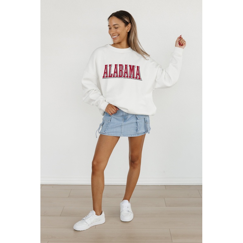 ALABAMA CRIMSON TIDE All-Star Appeal Fleece Crew Pullover By Madi Prewett Troutt