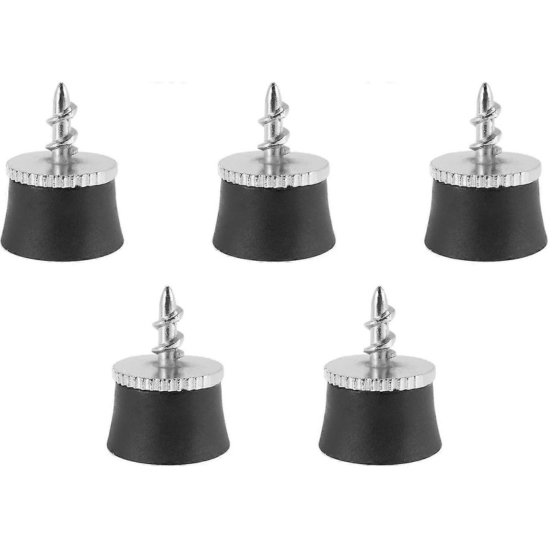 Golf Ball Retriever Sucker Tool – 5 Pcs, Black