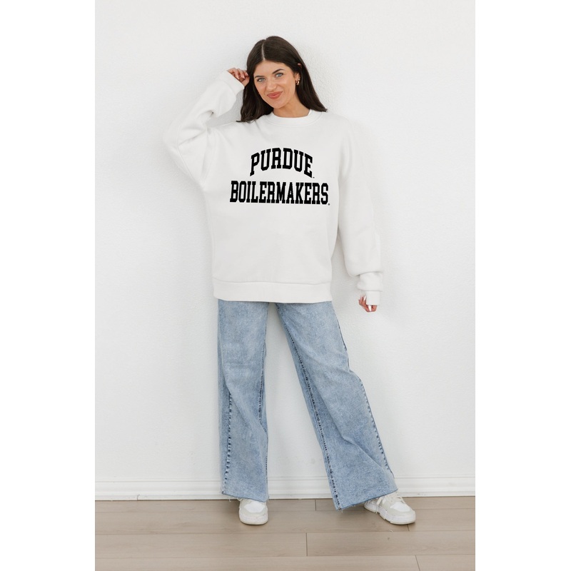PURDUE BOILERMAKERS All-Star Style Fleece Pullover By Madi Prewett Troutt