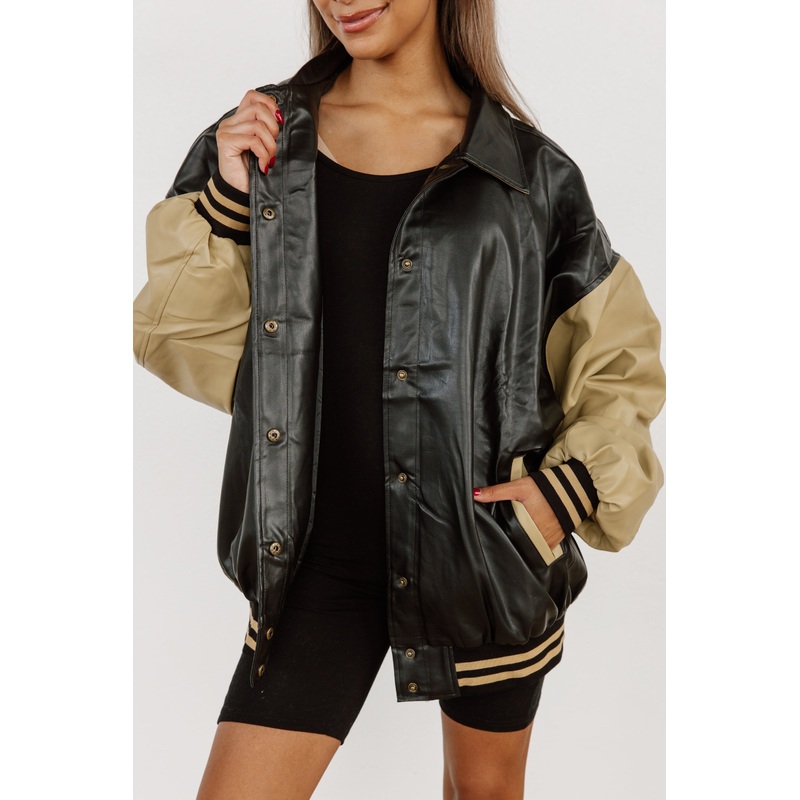 VARSITY VIBES COLORBLOCK JACKET