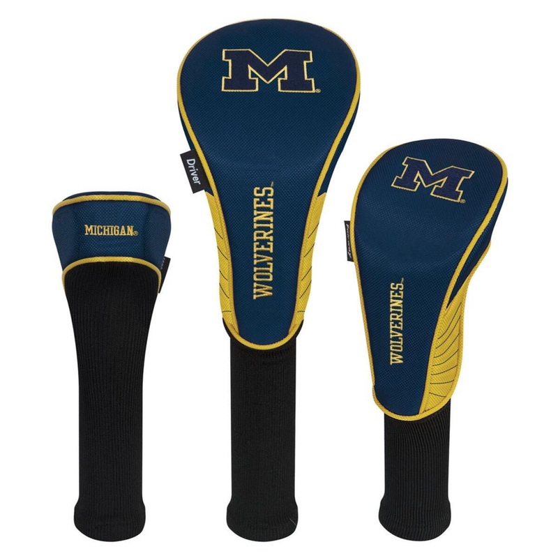 WinCraft NCAA University of Michigan Set of Three Headcovers