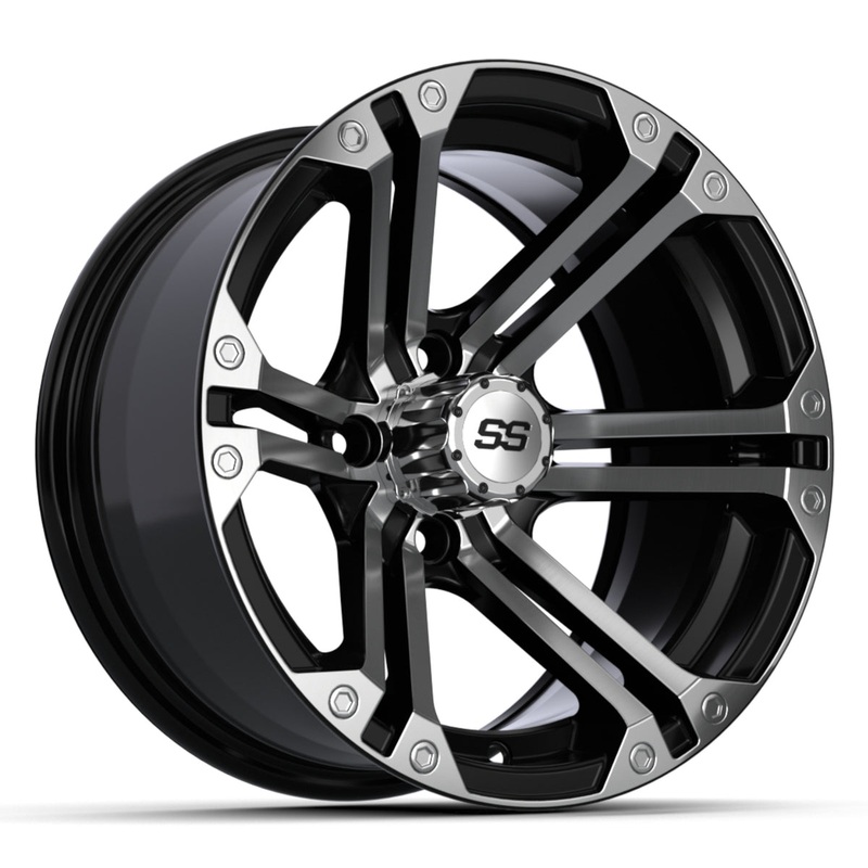 14 GTW Specter Black with Machined Accents Wheel PN# 19-153