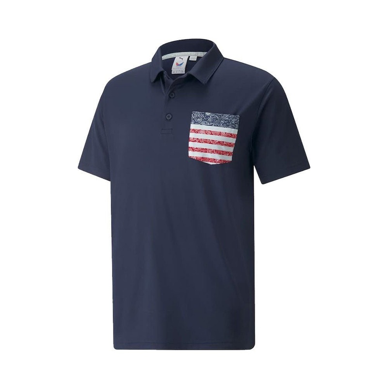 Puma Volition Paisley Pocket Polo