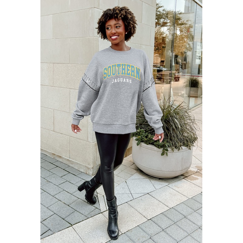 SOUTHERN JAGUARS Competitive Edge Jewel-Trim Pullover