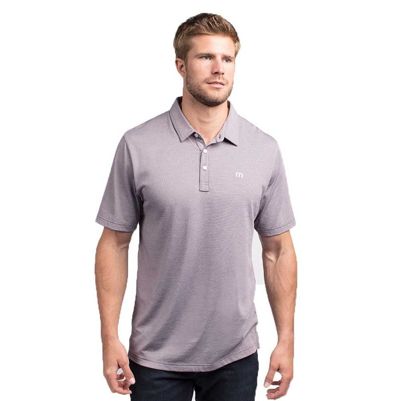 Travis Mathew The Zinna Polo|Blackberry Cordial White|Black|Grey Pinstripe White|Ox Blood White|Strong Blue|Vintage Indigo Black|Heather Black|Heather Cardinal|Heather Grey|Heather Light Blue|White|Heather Beryl Green|XXX-Large|Large|Medium|Small|X-Large|