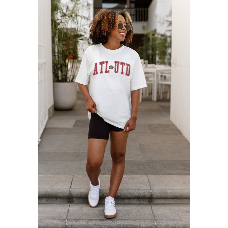 ATLANTA UNITED FC Goal Line Oversized Crewneck Tee
