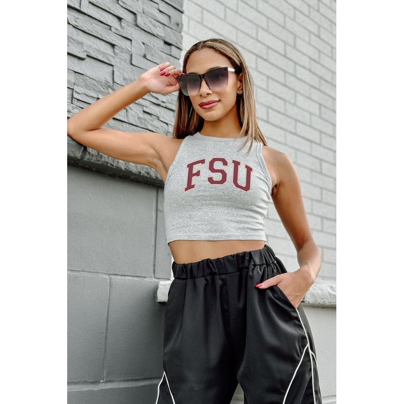 FLORIDA STATE SEMINOLES Down And Distance Ribbed Crop By Madi Prewett Troutt