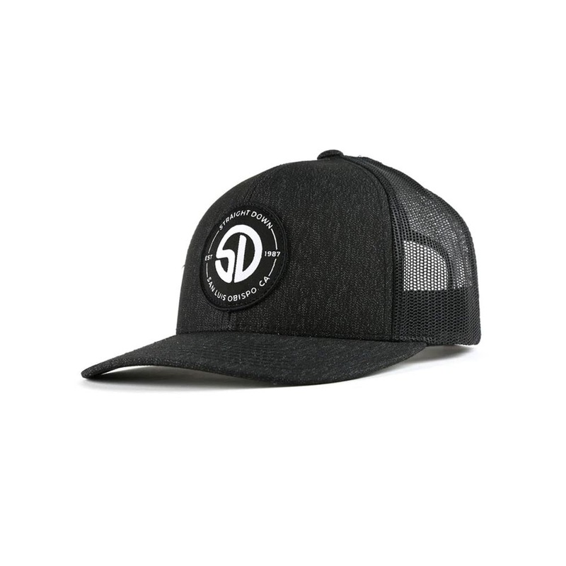Straight Down Circle Hat|Black Heather
