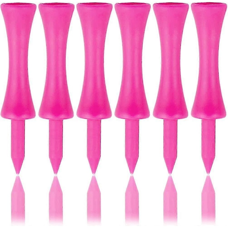 Golf Wheel Ball Nails,golf Tees Plastic 57mm 100 Countpink