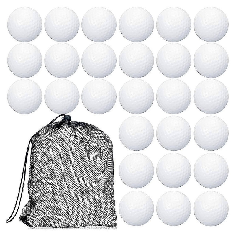 100 Count Lightweight Golf Practice Balls for Swing Training with Drawstring Storage Bag