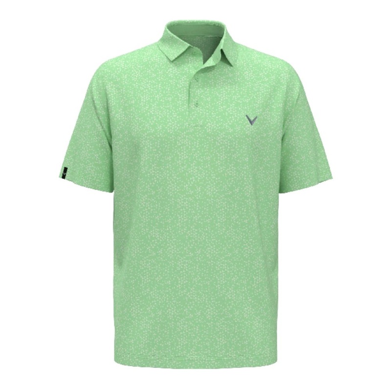 Callaway Big & Tall All-Over Chev Printed Golf Polo