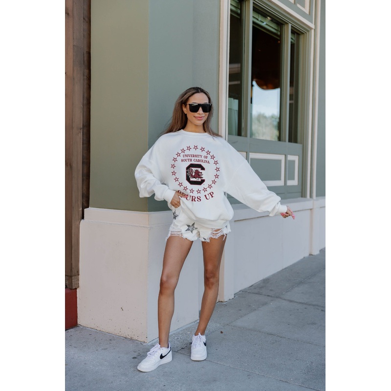 SOUTH CAROLINA GAMECOCKS Superstar Fleece Crewneck Pullover