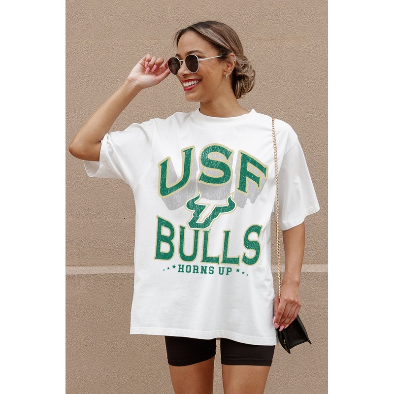 SOUTH FLORIDA BULLS Shakedown Oversized Crewneck Tee