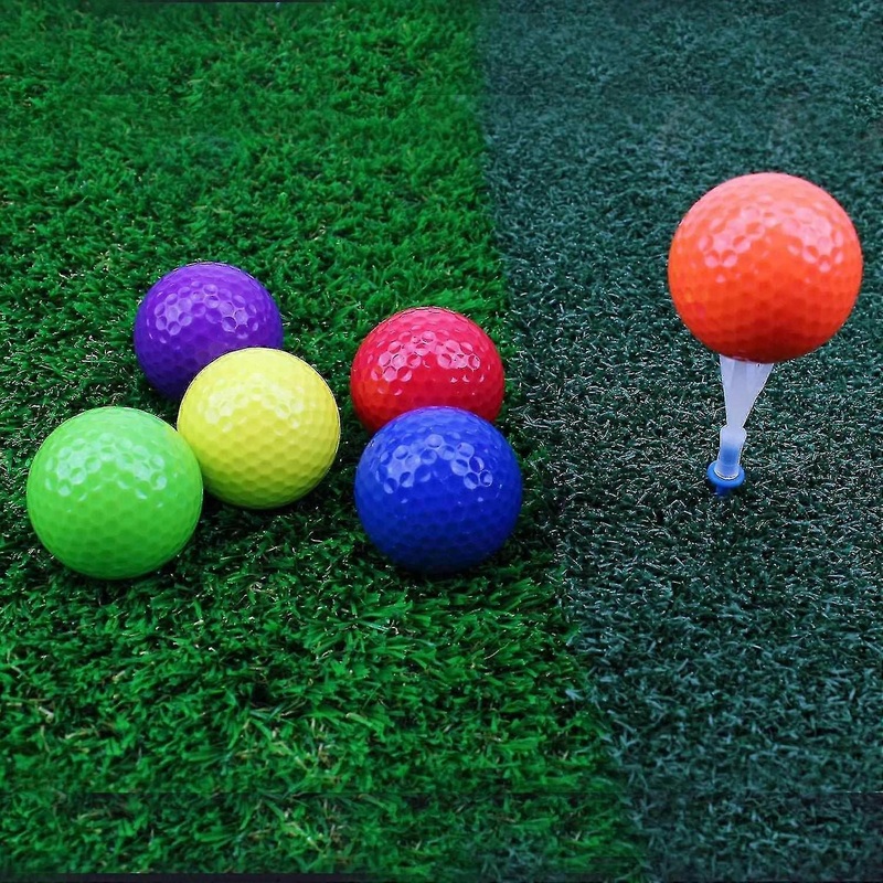 12pcs Mixed Colored Golf Ball, Driving Range Golf Balls,golf Practice Ball, Random Color