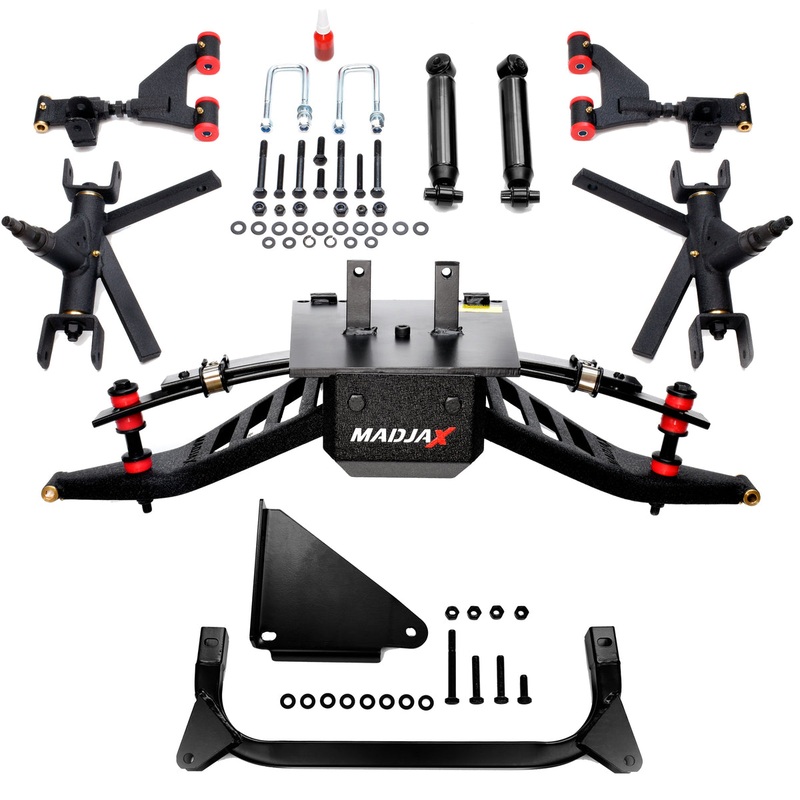 4 MadJax King XD Lift Kit for Yamaha G29/Drive & Drive2 with Solid/Fixed Rear Axle PN# 16-061