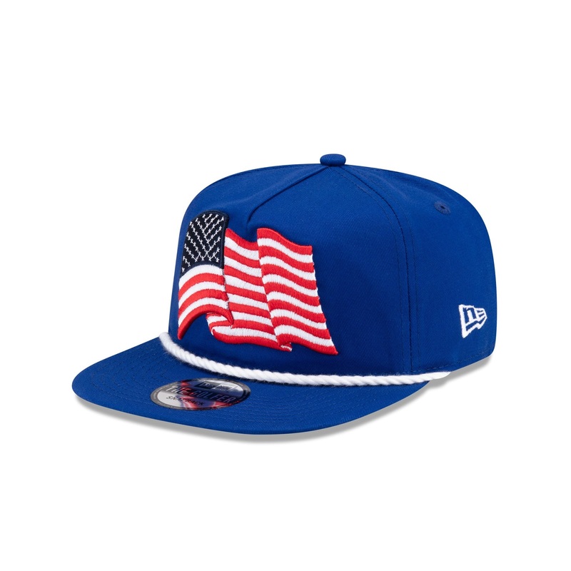 American Flag Blue Golfer Hat|One Size