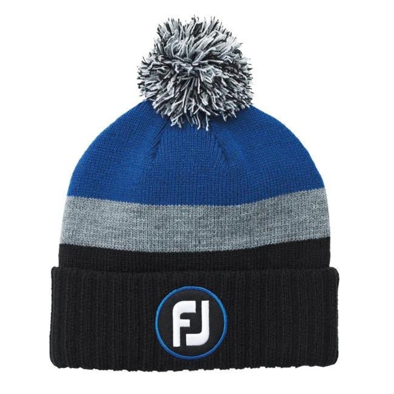 FootJoy Pom Pom Knit Beanie|Black|Navy|Grey