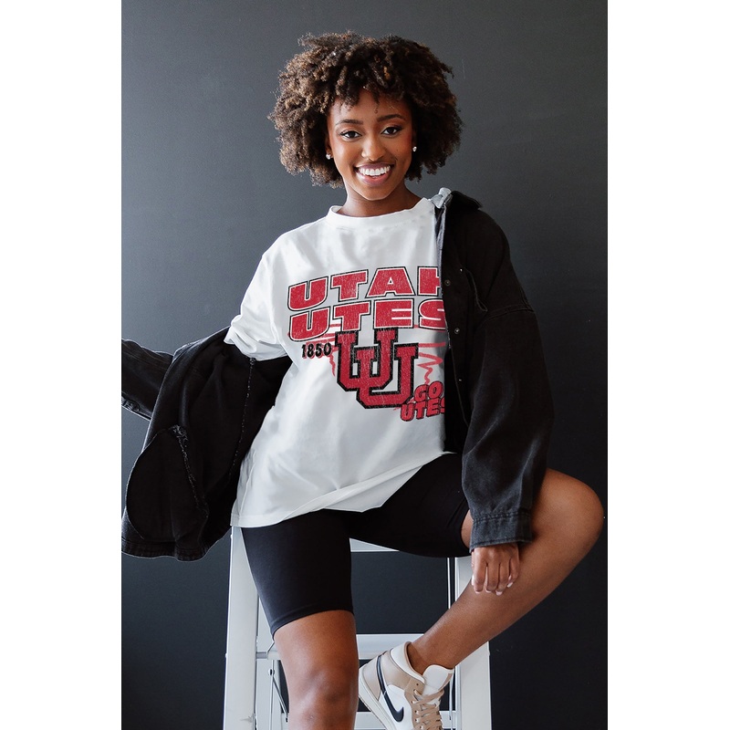 UTAH UTES In The Lead Oversized Tee