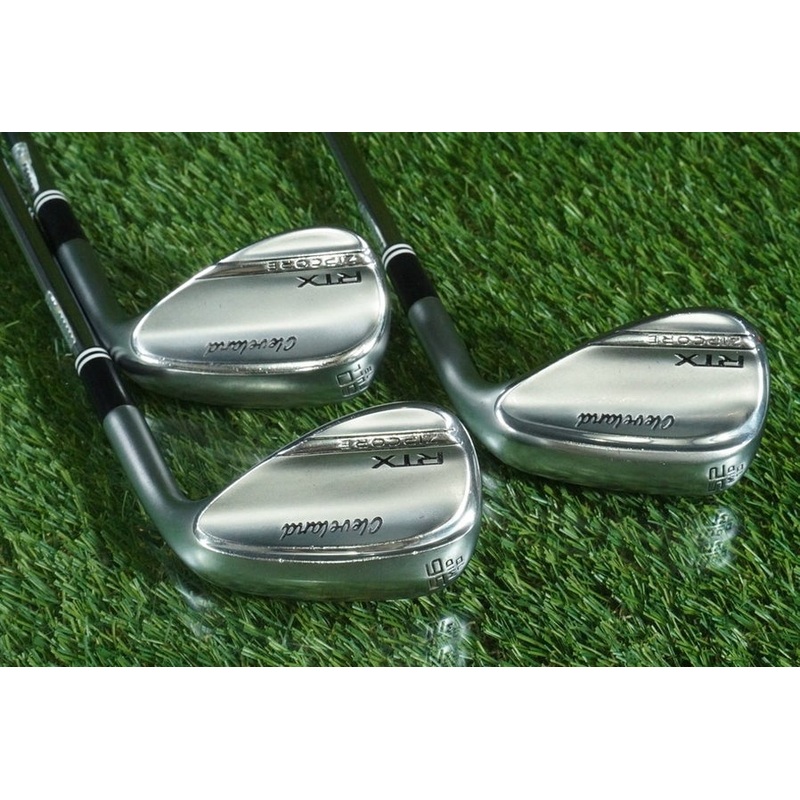 CLEVELAND RTX ZIPCORE WEDGES RH 52 10, 56 10, 60 12 FULL, TOUR ISSUE SPINNER
