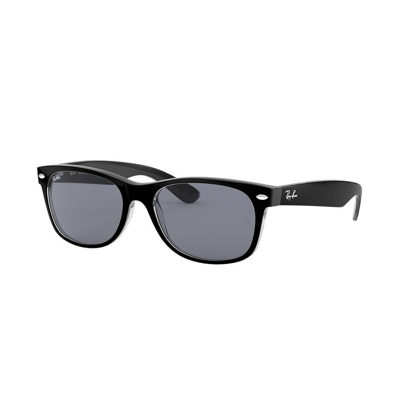 Ray-Ban New Wayfarer Classic – Transparent Black/Blue Washed