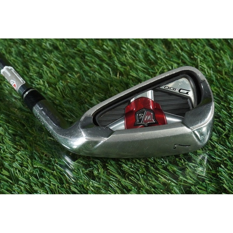 WILSON STAFF D-100 7 IRON TRUE TEMPER SL85 SUPERLIGHT STEEL STIFF FLEX RH