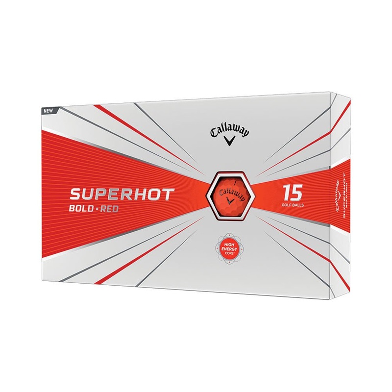Callaway Superhot Bold Golf Balls – 15 Pack – Red